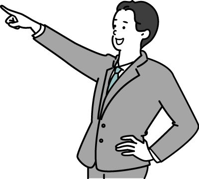 選ばれる理由を紹介する男性